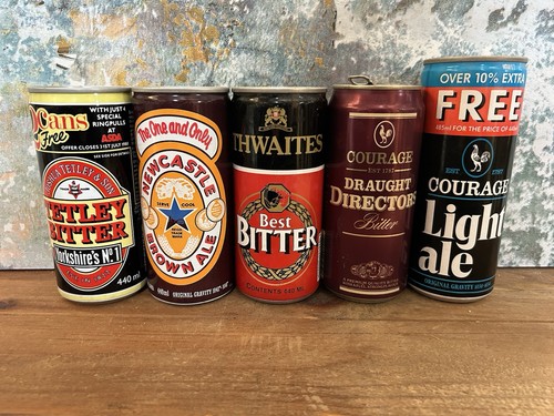 Vintage ale drinks - drinks, cans