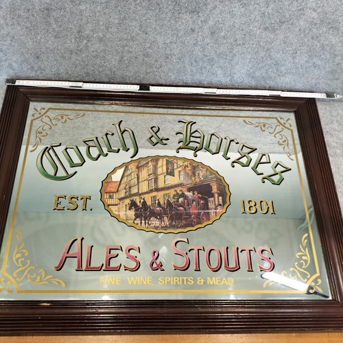 Vintage coach and horses ale - horses,