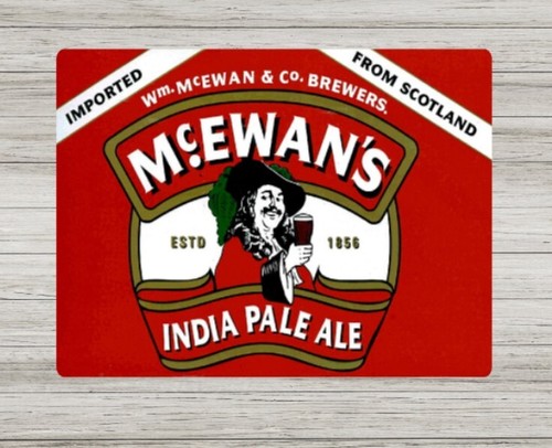 Metal signs vintage - metal, mcewans