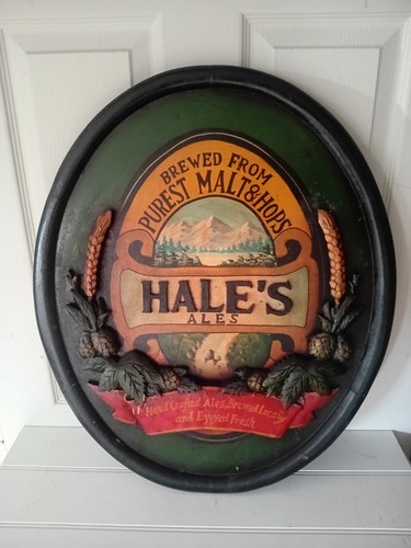 Vintage hales ales carved - ,