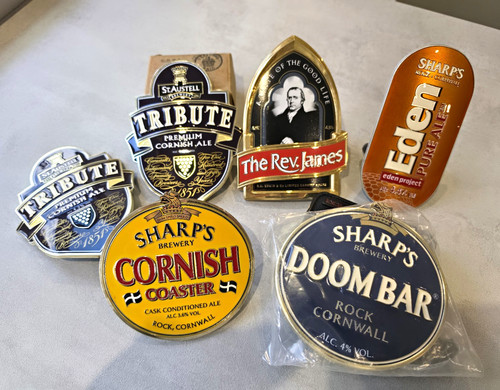 Vintage beer pump clips - 6,