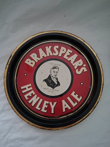 Pub tray vintage - tray, metal