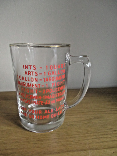 Vintage beer mug pint - vintage, glass