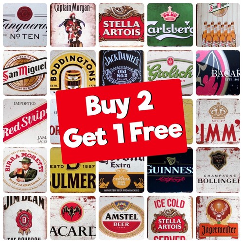 Metal signs vintage retro - signs,