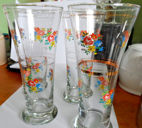 Four large vintage ale - , or