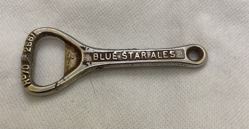 Vintage blue stars ales bottle - blue,