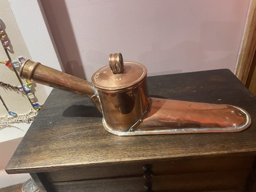 Vintage copper ale slipper - vintage,